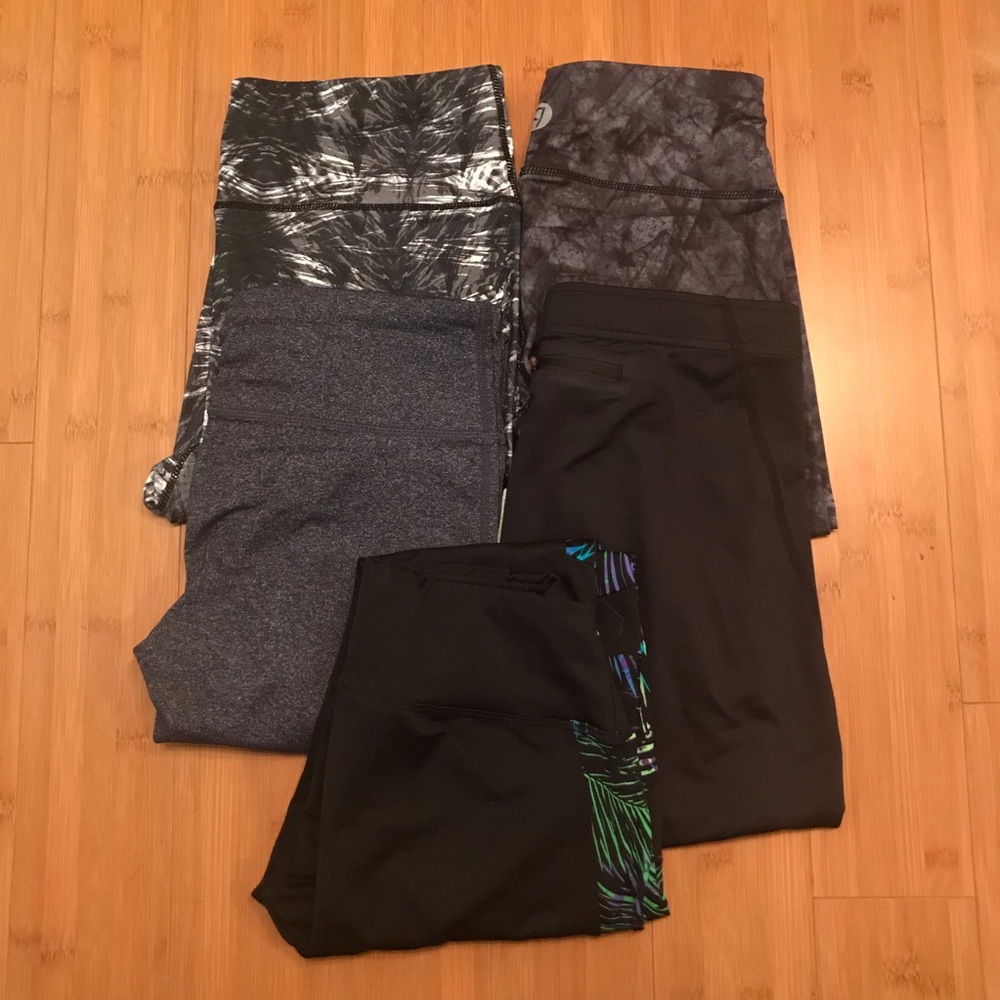 Lot of 5 Workout Leggings